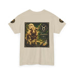 Taurus Zodiac T‑Shirt — Bull Astrology Graphic Tee (Taurus Symbol & Moon Design)