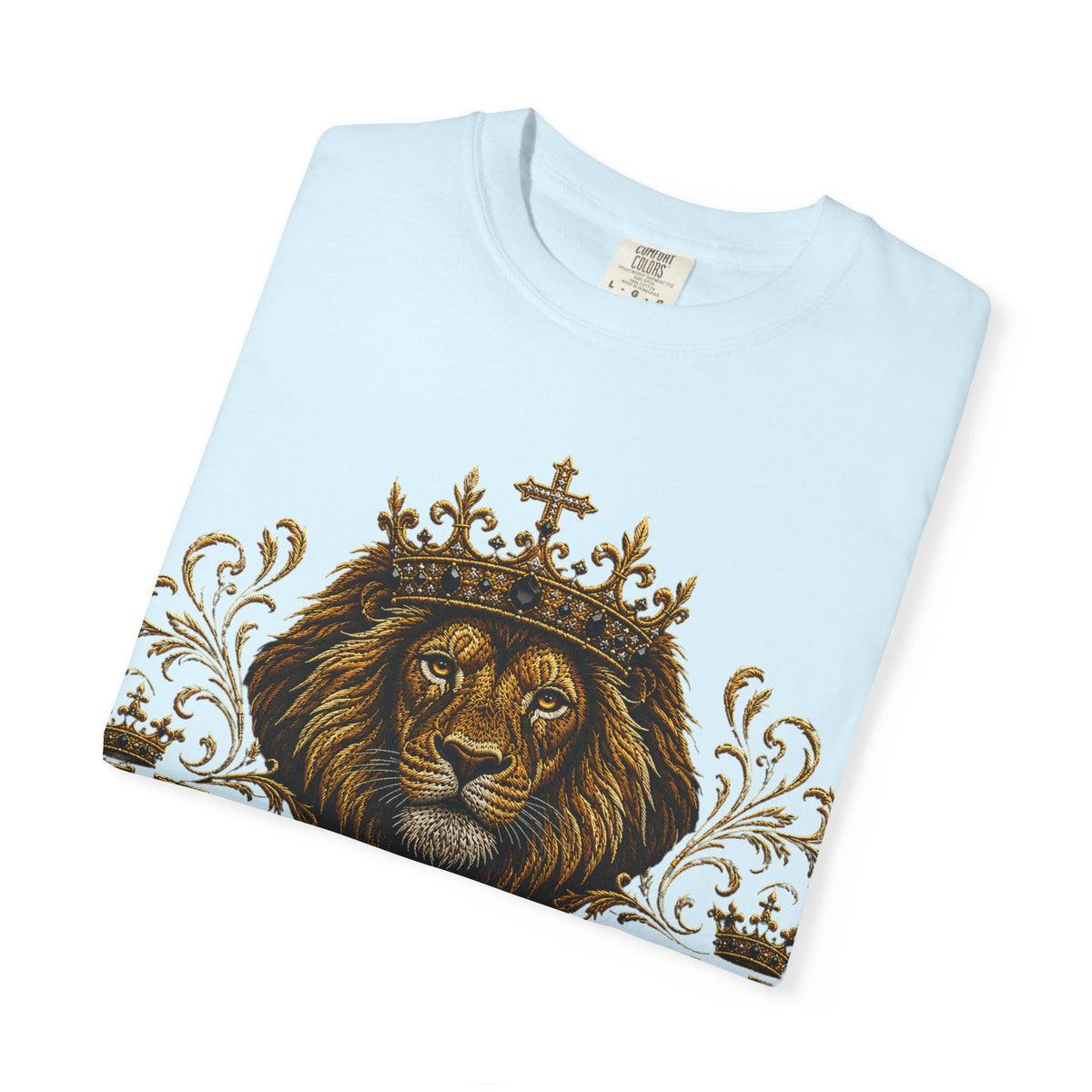 Kingdom Living T-Shirt — Regal Lion Christian Faith Tee