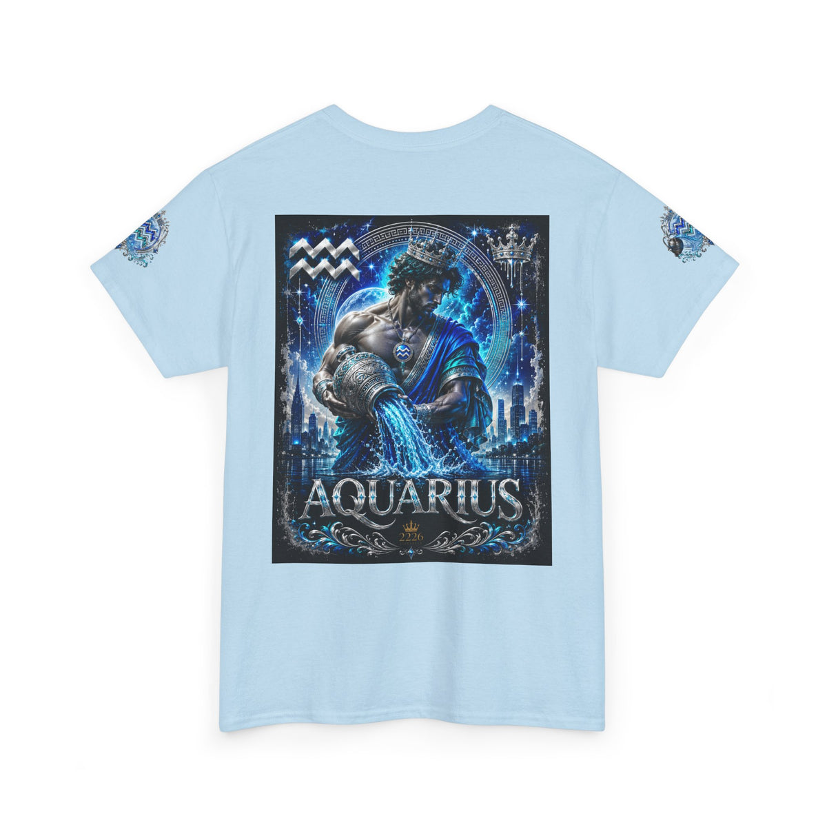 Aquarius Zodiac T-Shirt — Water Bearer Astrology Tee