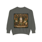Virgo Sweatshirt — Zodiac Owl Virgo Symbol Crewneck
