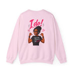 Crewneck Sweatshirt — “Bots Don’t Holler / I Do!” Voter Empowerment Graphic