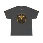 Taurus Zodiac T‑Shirt — Bull Astrology Graphic Tee (Taurus Symbol & Moon Design)