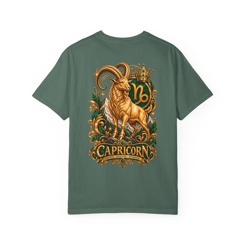 Capricorn Zodiac T-Shirt — Golden Goat Astrology Tee