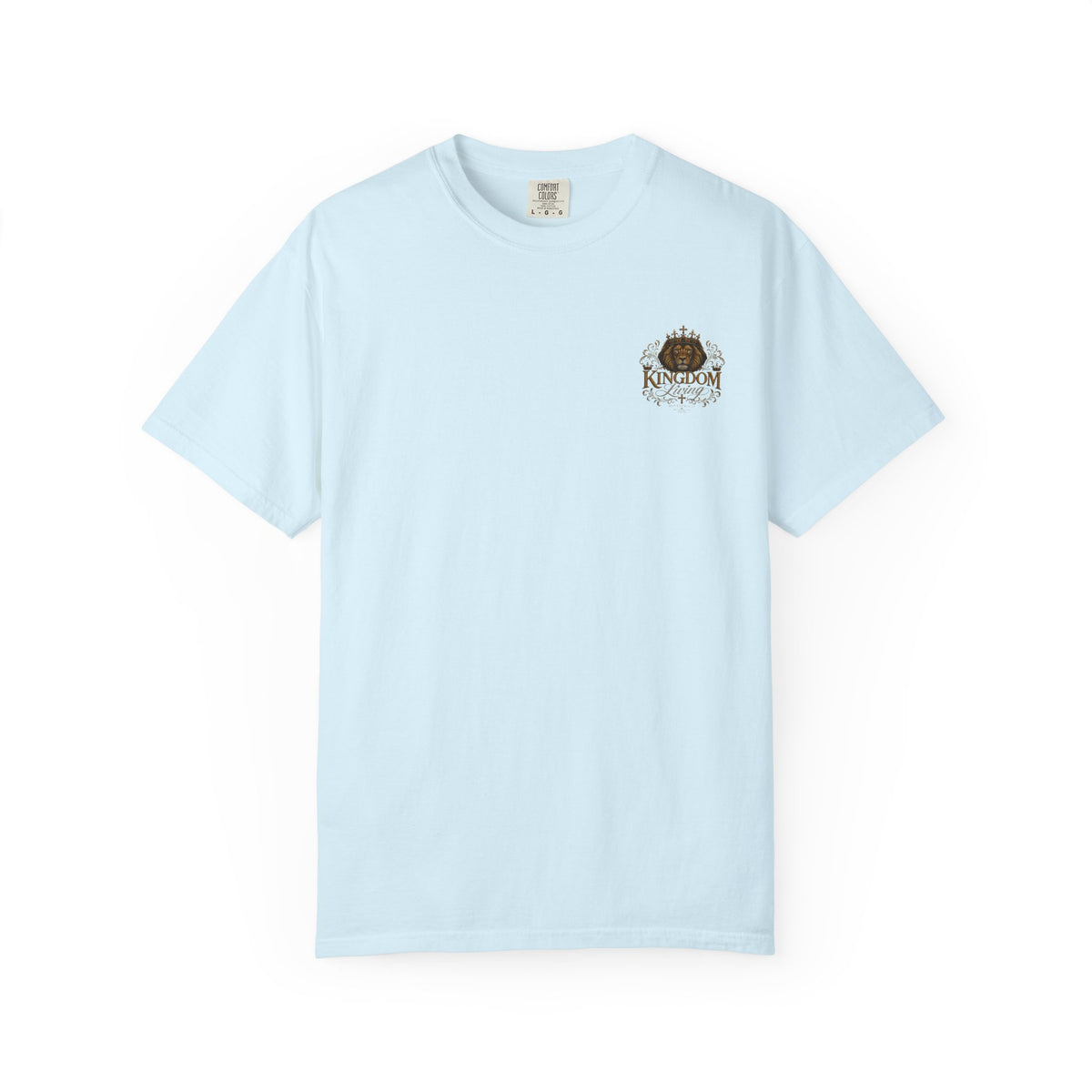 Kingdom Living Lion T-Shirt — Crowned Lion Christian Faith Tee