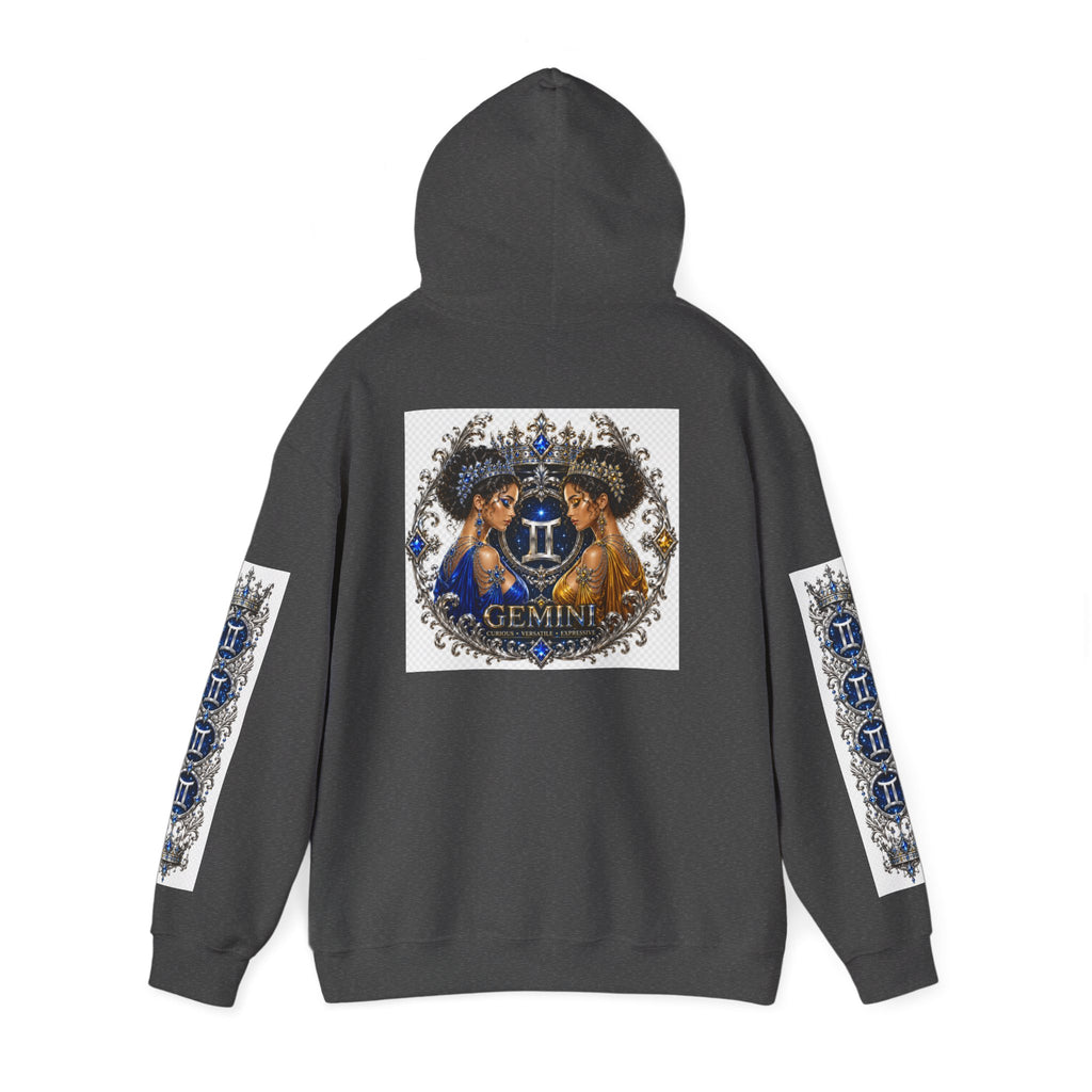 Gemini Zodiac Hoodie — Twin Stars Astrological Sweatshirt
