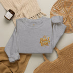 Built Right Crewneck Sweatshirt — "Built Right: Beautiful, Brave, Brilliant" Gold Graphic