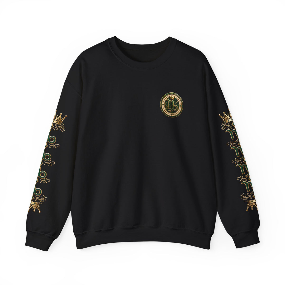 Capricorn Hip-Hop Crewneck Sweatshirt — Zodiac Goat Graphic Pullover