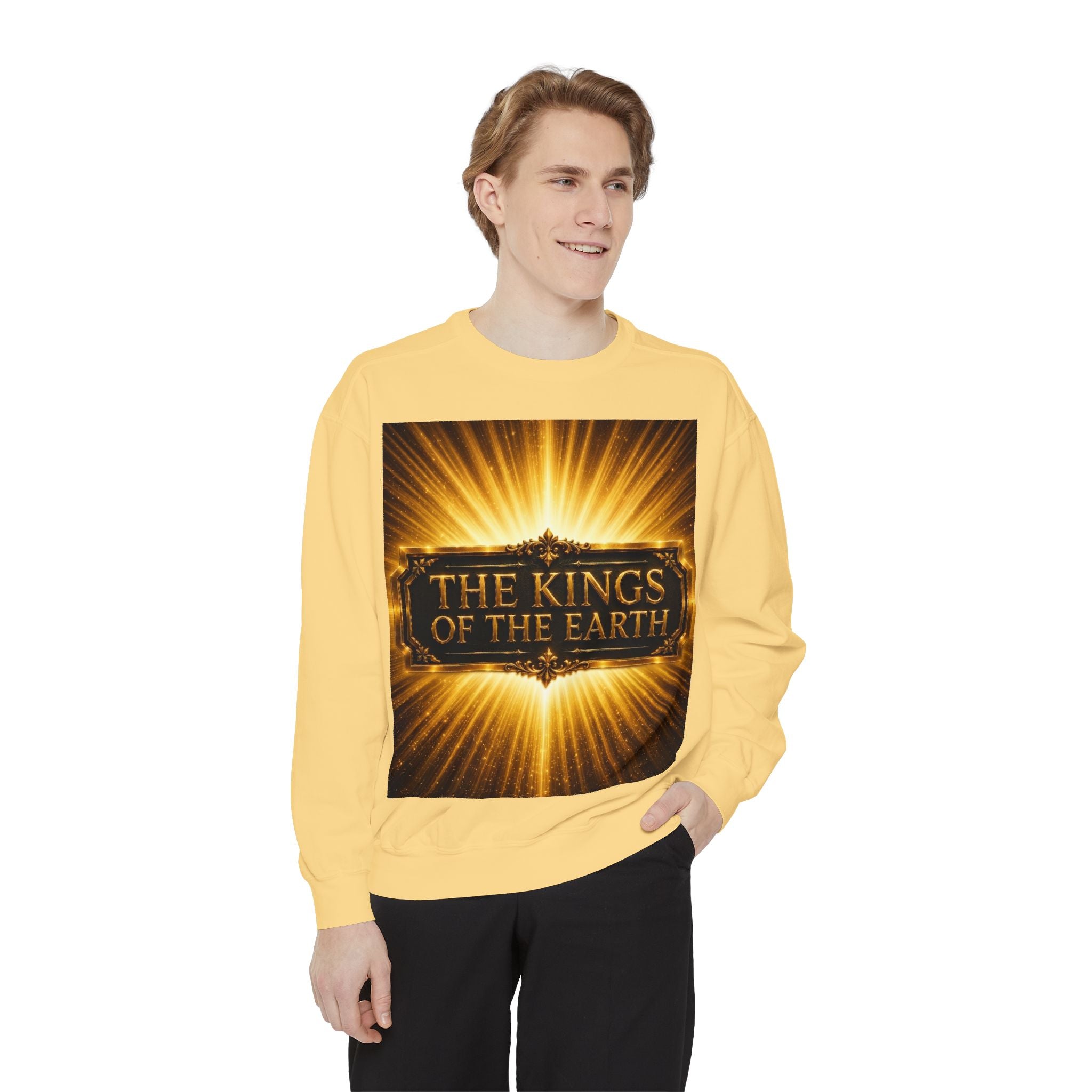 The Kings of the Earth Sweatshirt — Royal Christian Statement Pullover