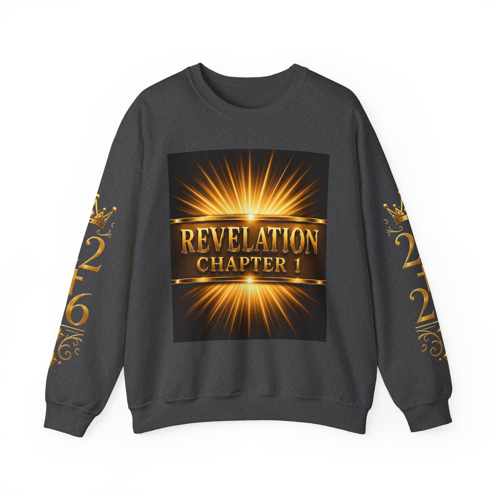Revelation Chapter 1 Sweatshirt — Jesus Return Graphic Crewneck