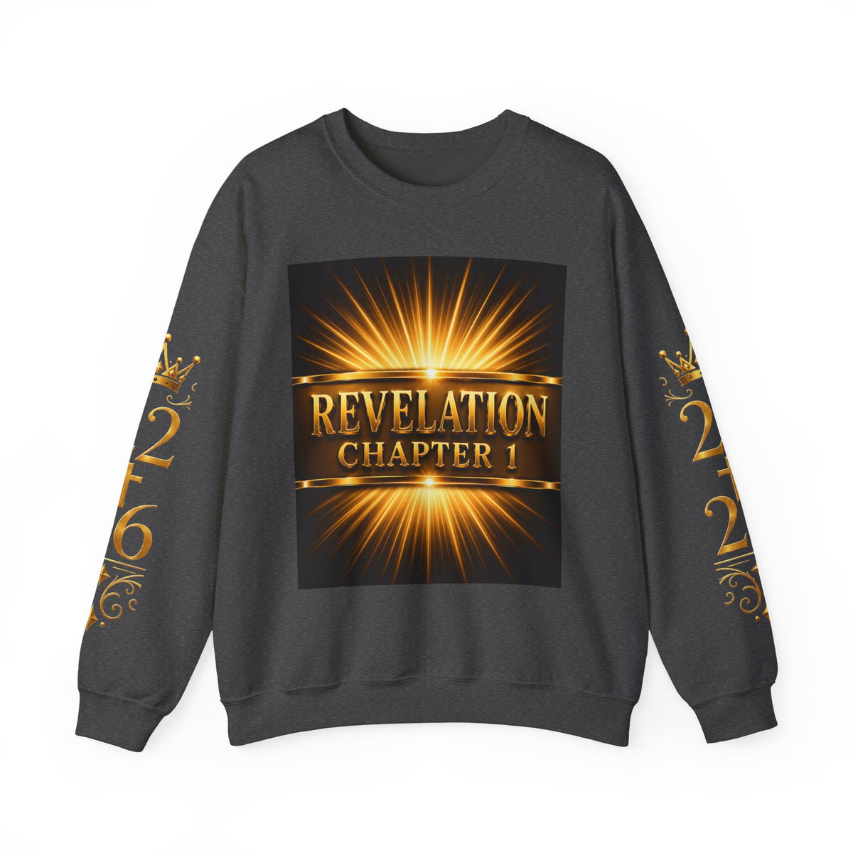 Revelation Chapter 1 Sweatshirt — Jesus Return Graphic Crewneck