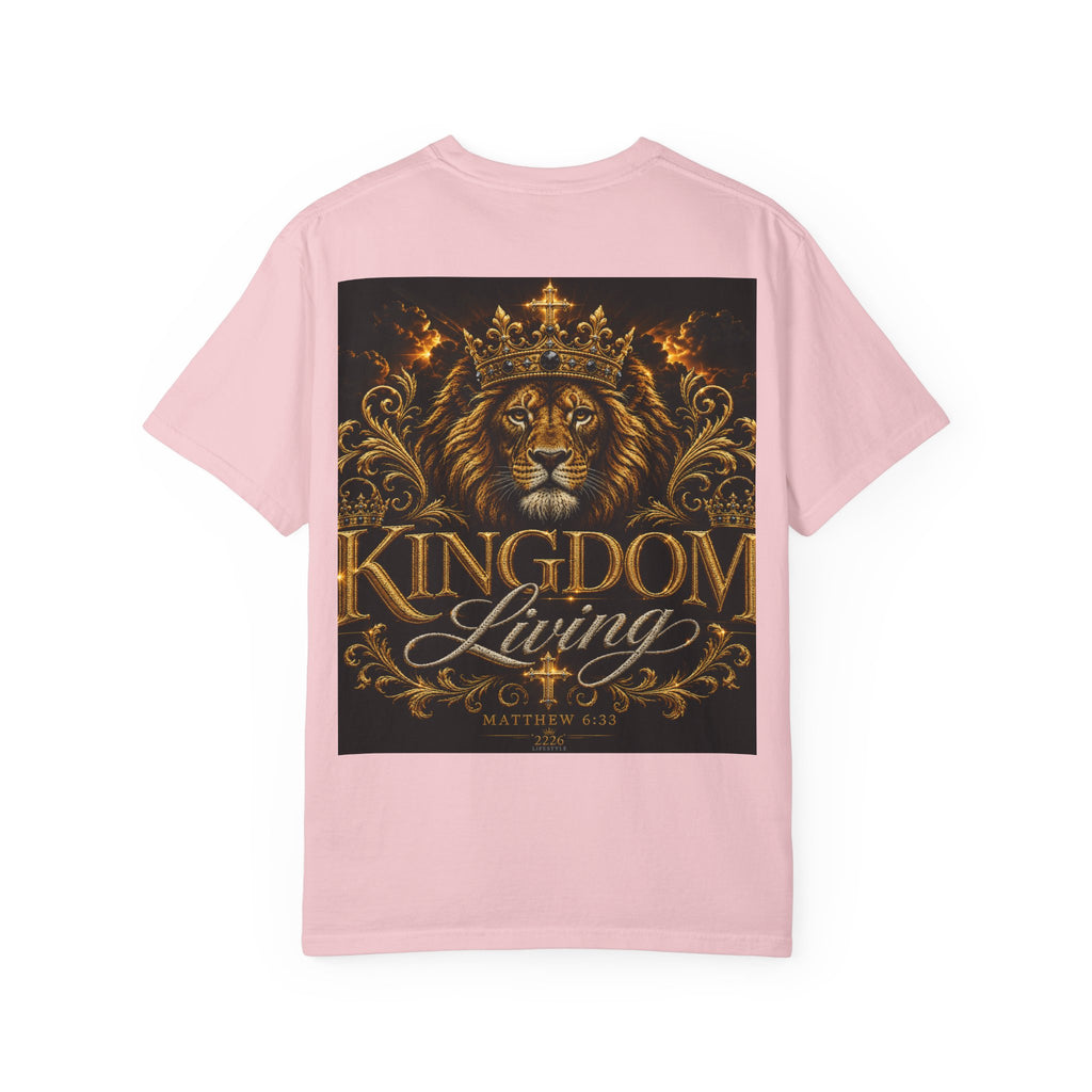 Kingdom Living Lion T-Shirt — Regal Christian Faith Graphic Tee