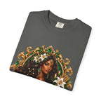 Virgo Zodiac T-Shirt — Elegant Virgo Goddess & Owl Horoscope Tee