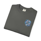 Pisces Zodiac T-Shirt — Blue Koi Fish Astrological Tee