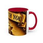 Inspirational Communion Mug — "God Is With You" Christian Coffee Cup