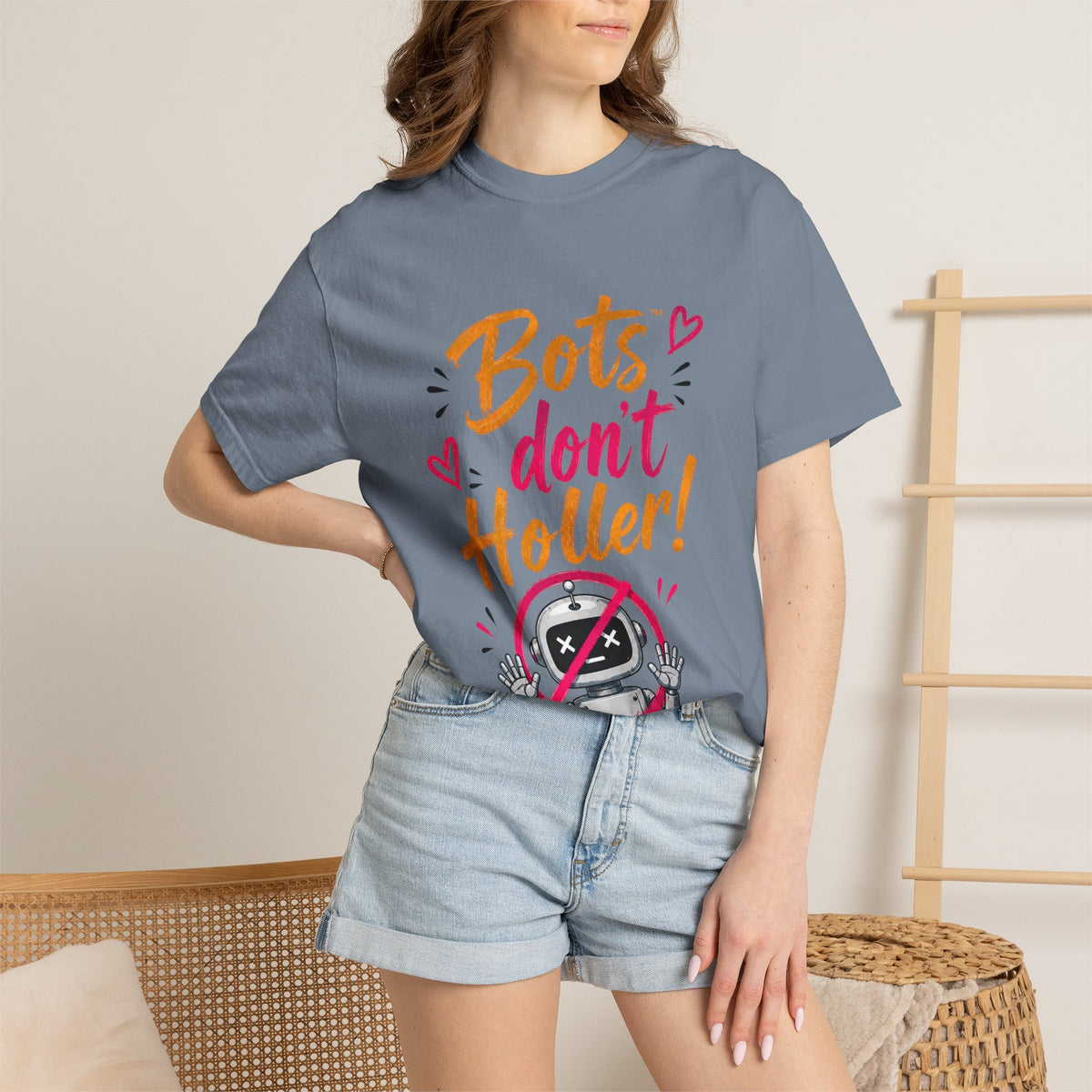 Bots Don't Holler! I Do T-Shirt — Funny Customer Service Representative Tee