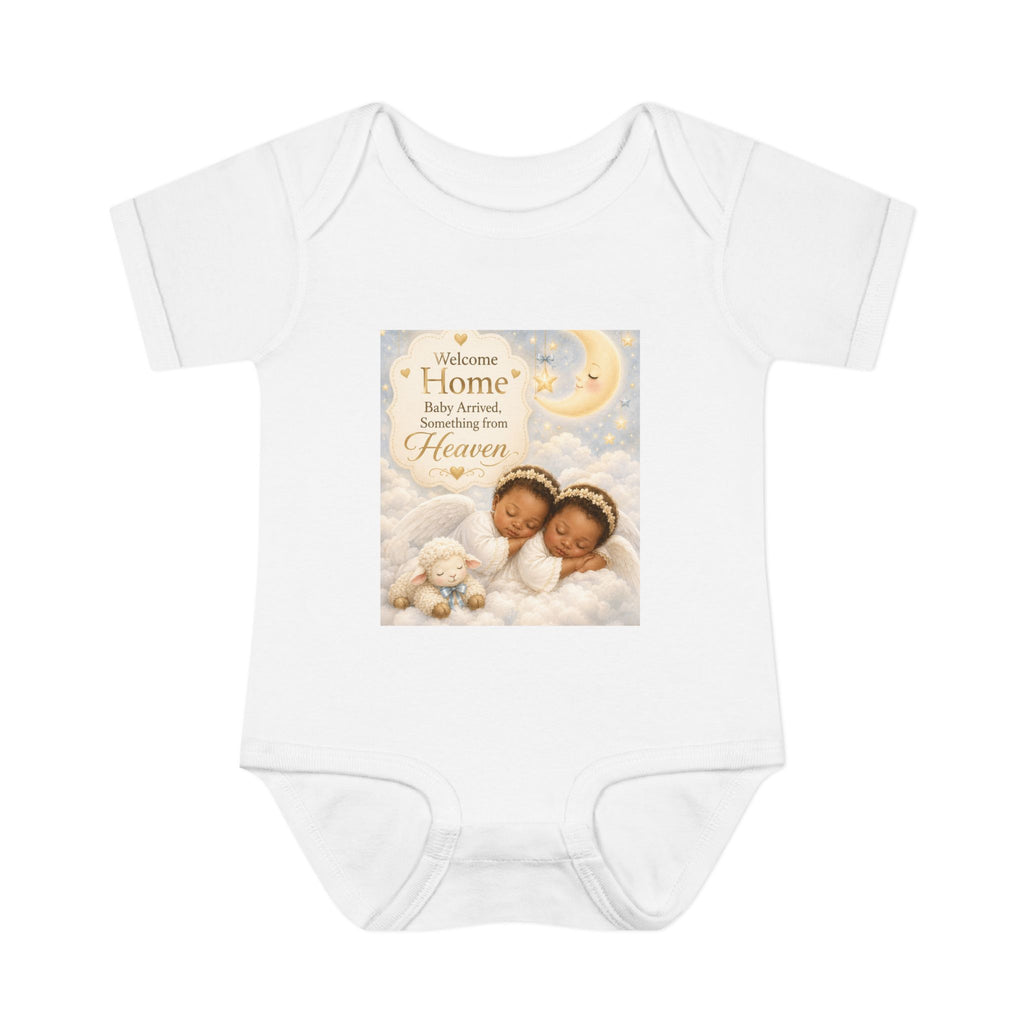 Infant Bodysuit "Welcome Home" Baby Angel Memorial Design