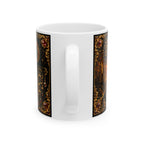 Leo Lion Strength Ceramic Mug – Inspirational 'Lion: Confident' Coffee Cup (11oz/15oz)