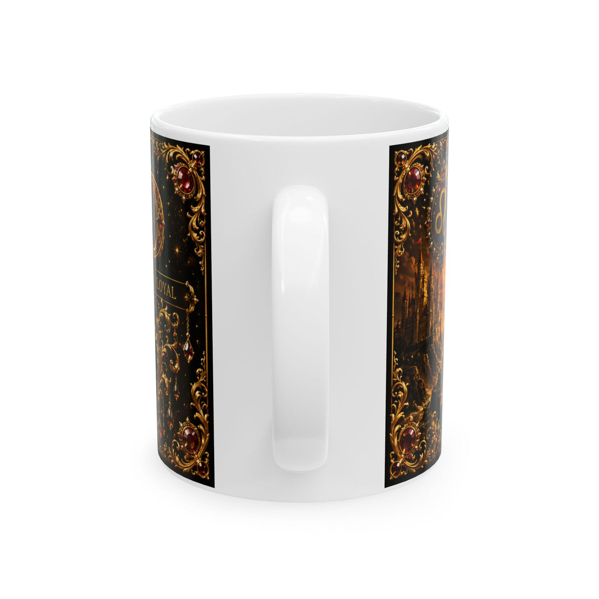 Leo Lion Strength Ceramic Mug – Inspirational 'Lion: Confident' Coffee Cup (11oz/15oz)
