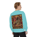 Scorpio Zodiac Sweatshirt — Regal Gold Scorpion Astrological Crewneck