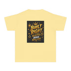 Youth Tee — "Built Right" Inspirational Graphic Tee (Beautiful Brave Brilliant)