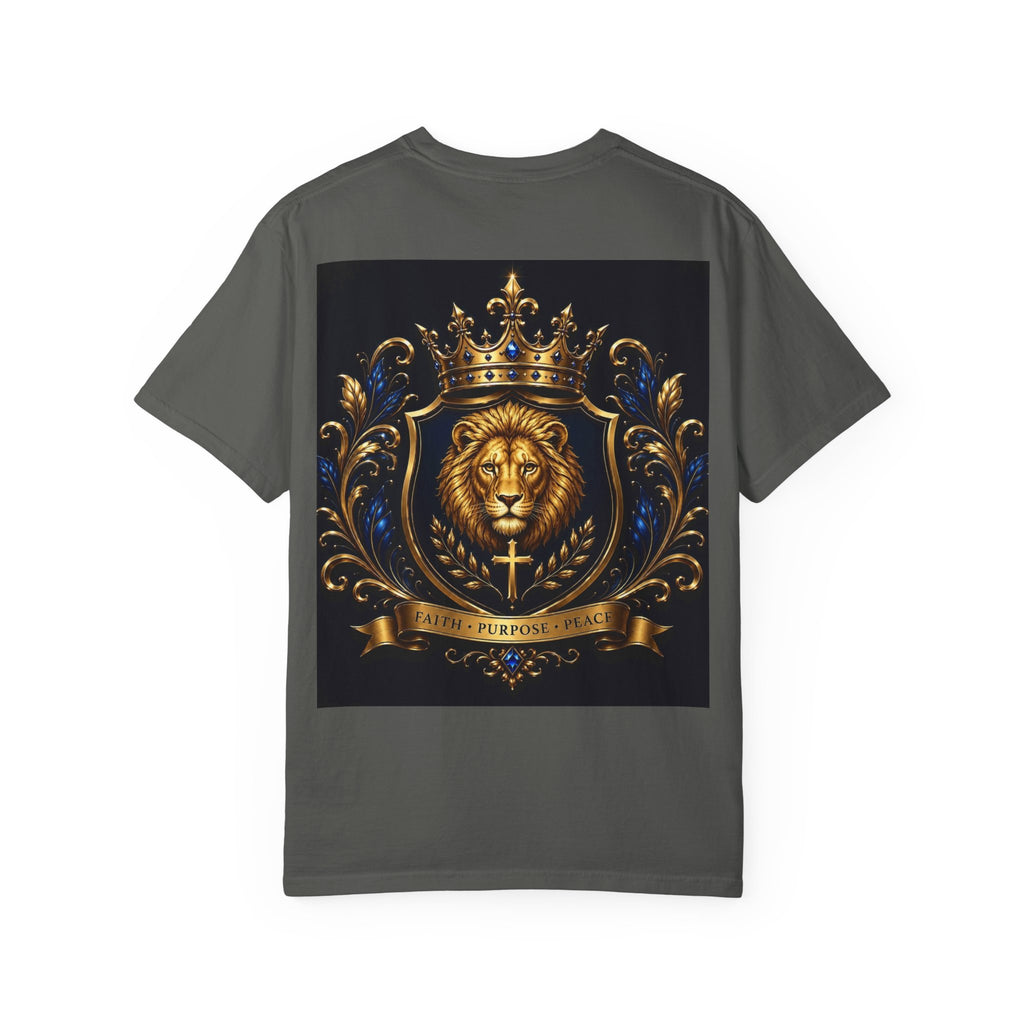 Lion Crest T-Shirt — Golden Crown 2226 Design
