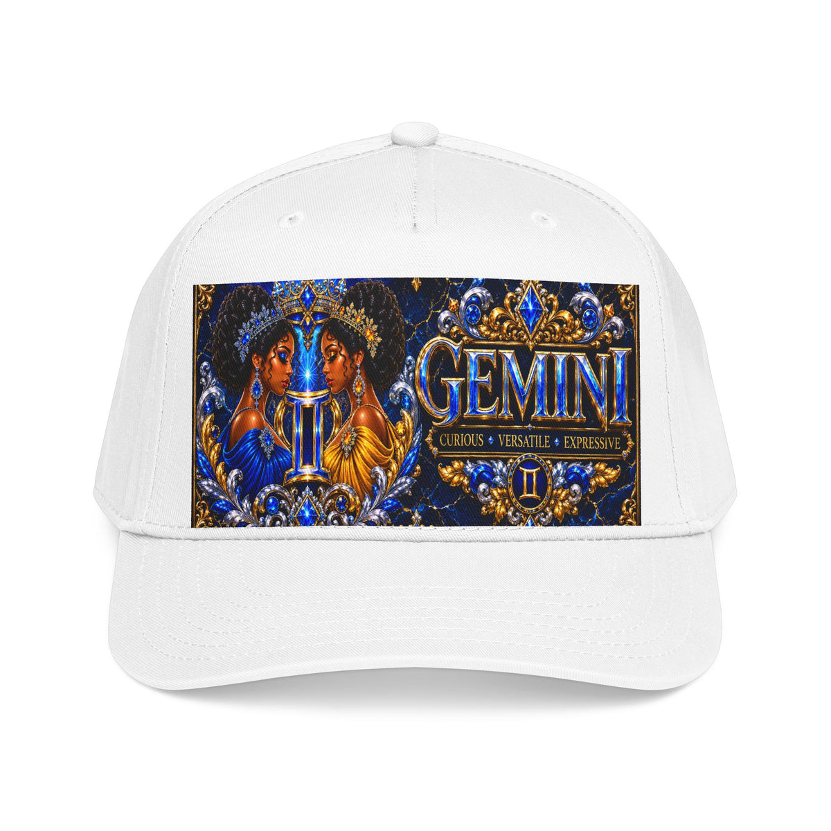 Gemini Zodiac Baseball Cap – Twin Stars Astrology Hat with Gemini Text