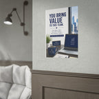 Motivational Office Poster — "You Bring Value to This Team"