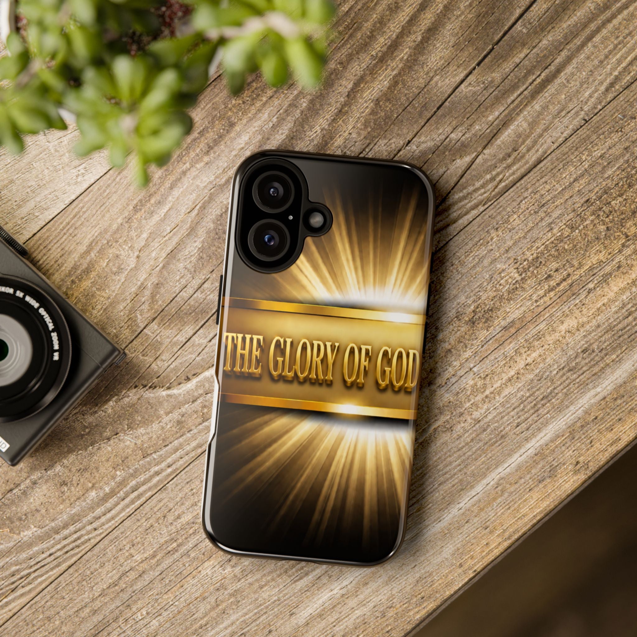 Phone Case — "The Glory of God" Gold Radiant Christian Protective Case
