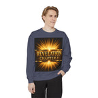 Revelation Chapter 1 Sweatshirt — Golden Christ Return Religious Crewneck