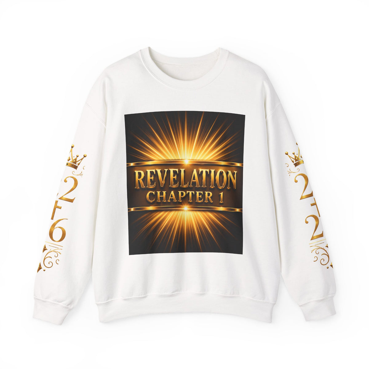 Revelation Chapter 1 Sweatshirt — Jesus Return Graphic Crewneck