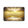 Golden Sunrise Desk Mat — Luxury Metallic Accent Mouse Pad