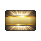 Golden Sunrise Desk Mat — Luxury Metallic Accent Mouse Pad