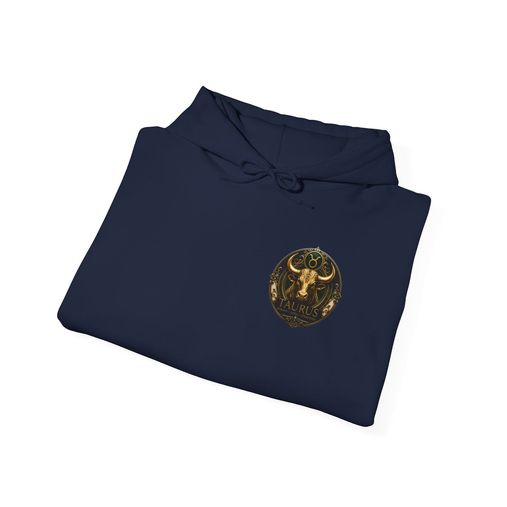 Taurus Zodiac Hoodie — Bull Constellation Graphic Hooded Sweatshirt