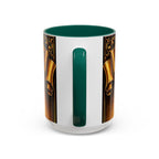 Peace Be Still Christian Coffee Mug — Communion Bread & Chalice Design