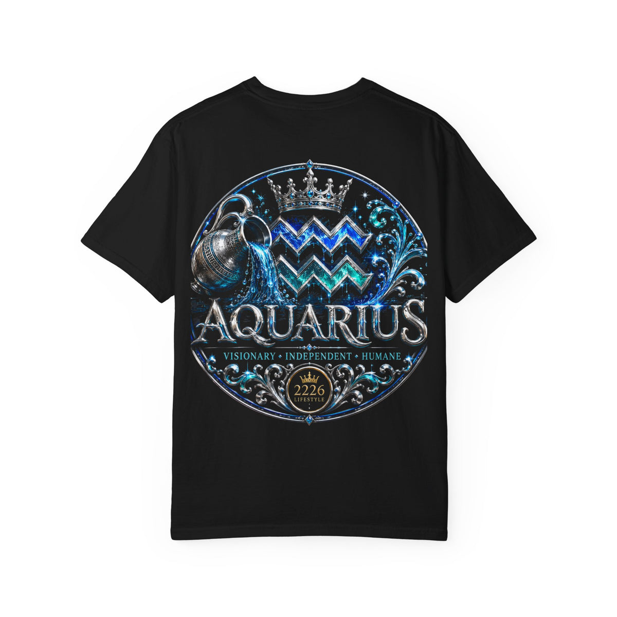 Aquarius Zodiac T-Shirt — Water Bearer Astrology Tee