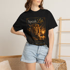 Kingdom Living Lion T-Shirt — "Speak Life" Christian Faith Graphic Tee