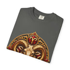 Aries Ram Zodiac T-Shirt — Bold Gold Astrology Tee