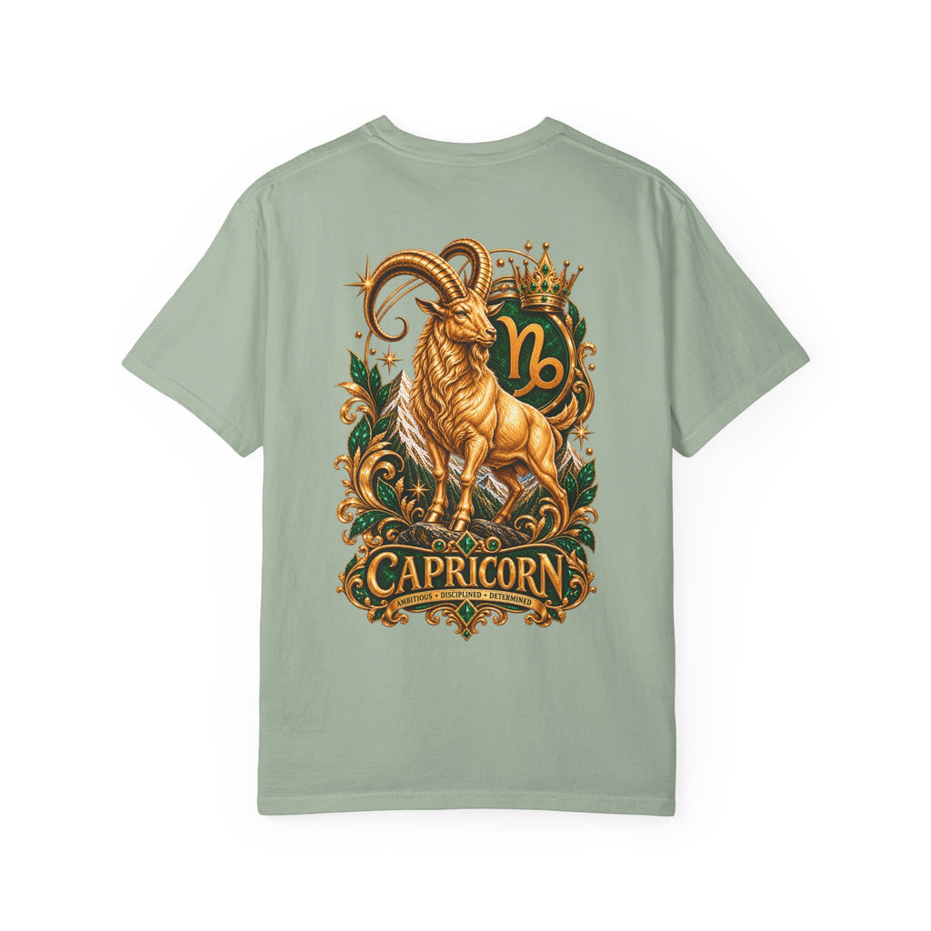Capricorn Zodiac T-Shirt — Golden Goat Astrology Tee