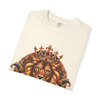Leo Zodiac Lion T-Shirt — Regal Crowned Lion Astrology Tee