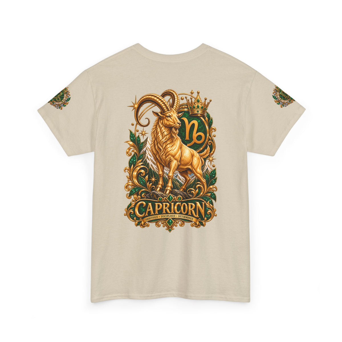 Capricorn Zodiac T-Shirt — Golden Goat Astrology Tee
