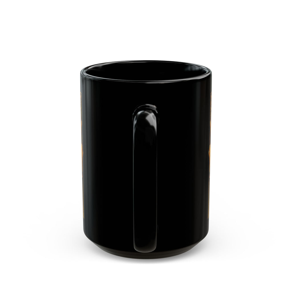 You Are Not Alone Black Mug — Christian Communion Cross Coffee Cup (11oz & 15oz)