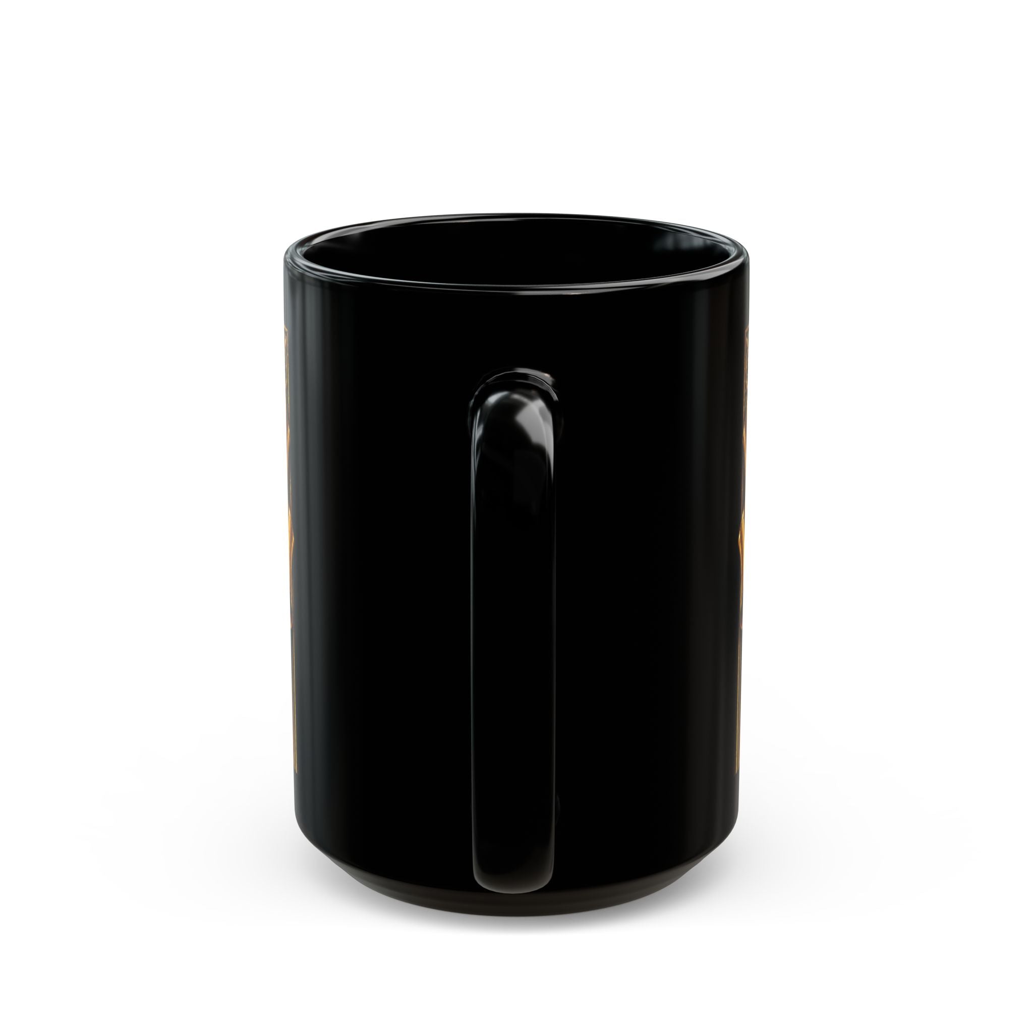 You Are Not Alone Black Mug — Christian Communion Cross Coffee Cup (11oz & 15oz)