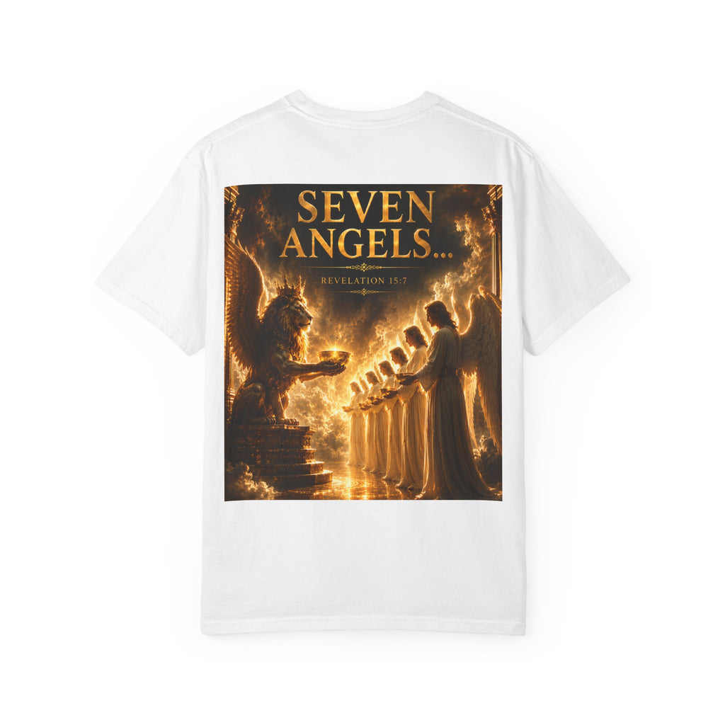 Seven Angels Graphic T-Shirt — "The Seven Angels" Religious Illustration Tee