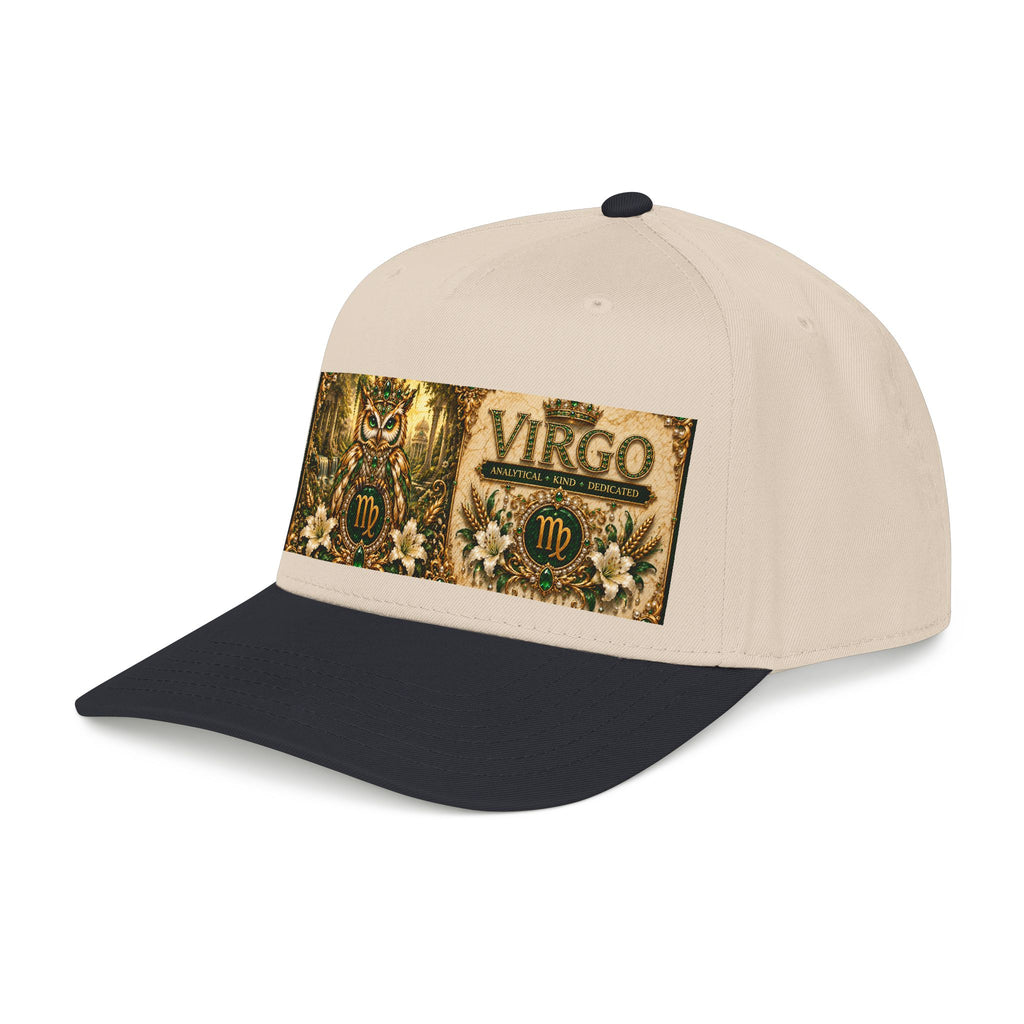 Virgo Zodiac Owl Baseball Cap — Virgo Traits Graphic Hat