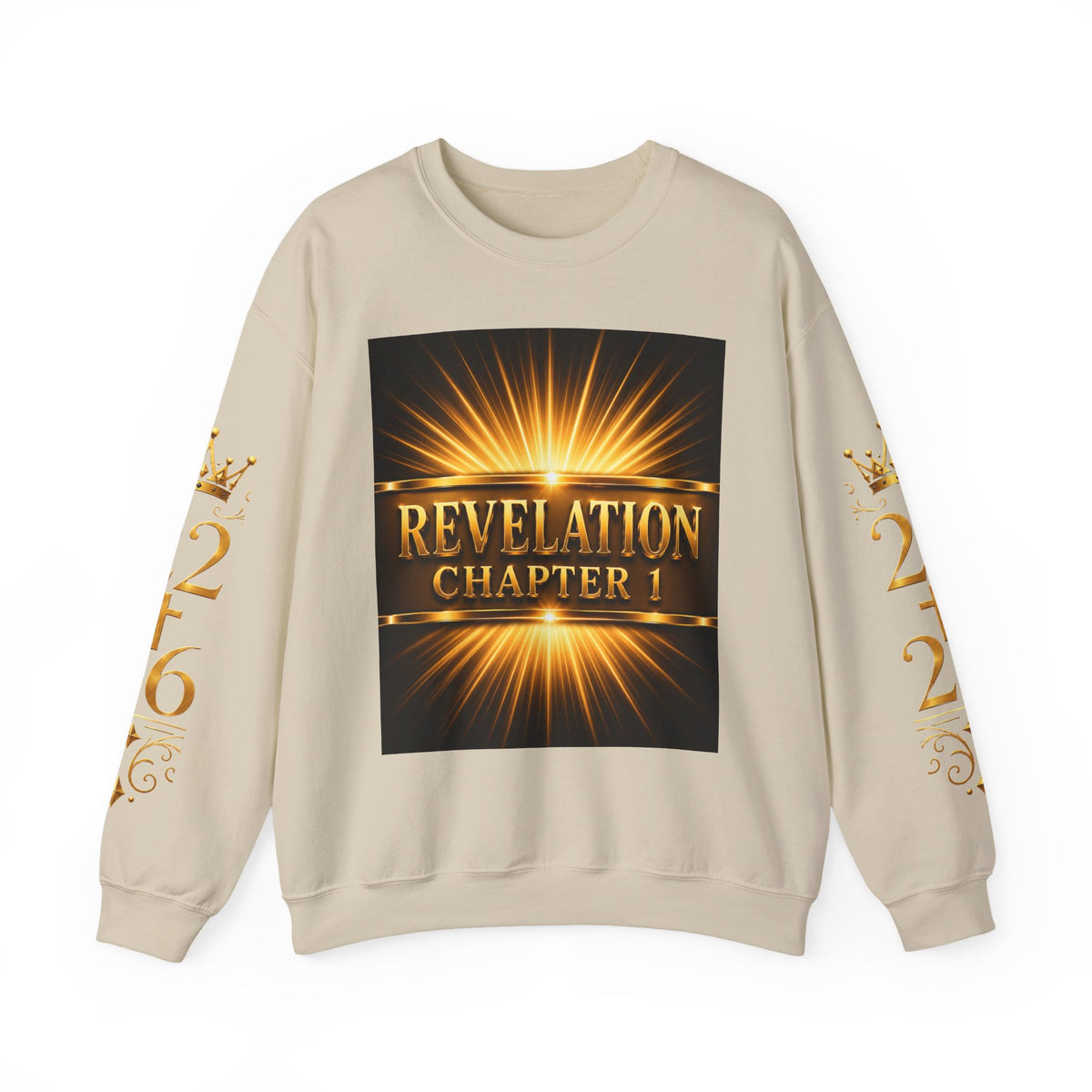 Revelation Chapter 1 Sweatshirt — Jesus Return Graphic Crewneck