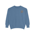 Religious Sweatshirt — “Jesus Christ Today, Tomorrow and Forever More” Crown Graphic