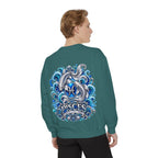 Pisces Zodiac Sweatshirt – Artistic Koi Fish Horoscope Pullover
