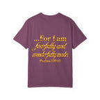 I Am God’s Masterpiece T-Shirt — Inspirational Christian Scripture Tee (Psalms 139:14)