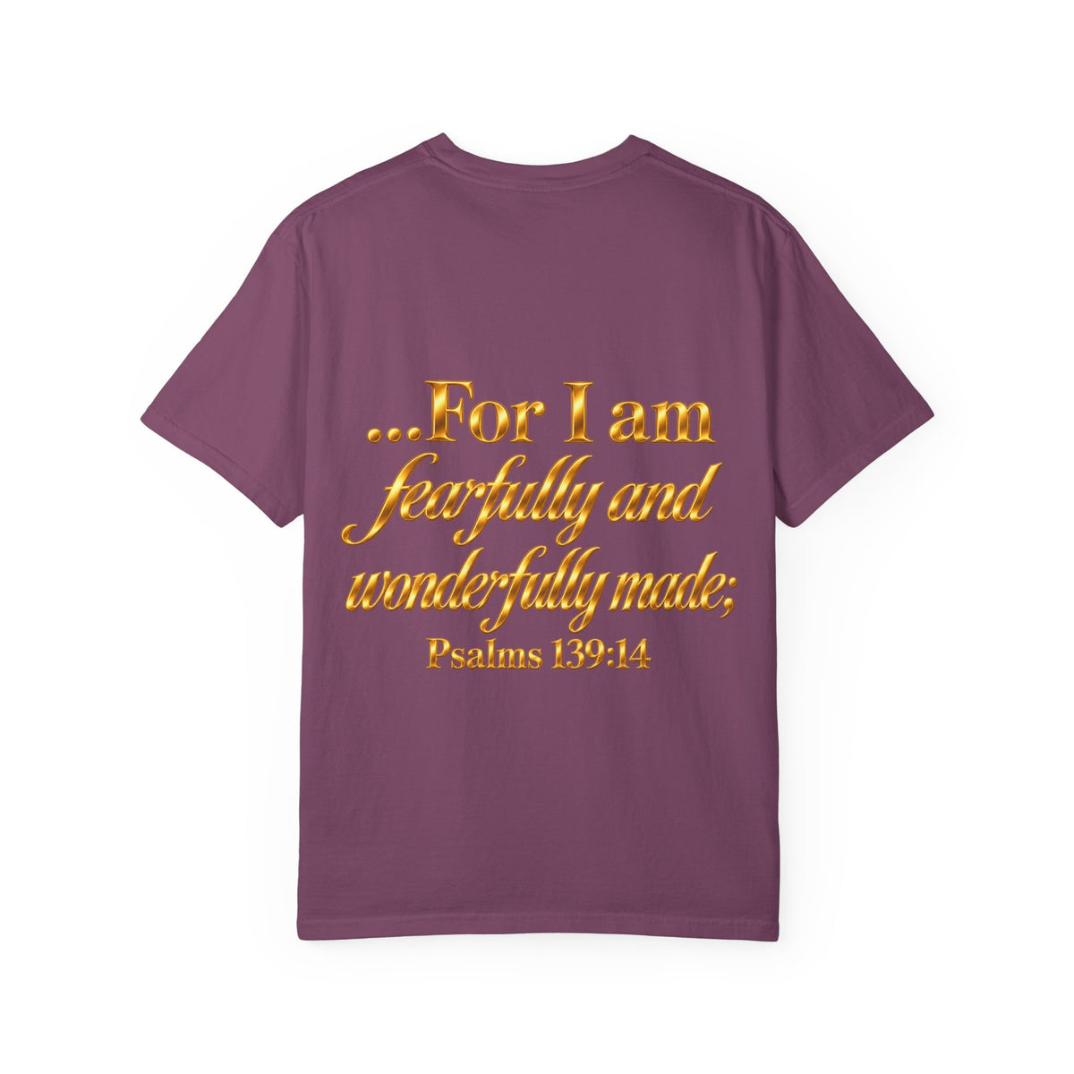 I Am God’s Masterpiece T-Shirt — Inspirational Christian Scripture Tee (Psalms 139:14)
