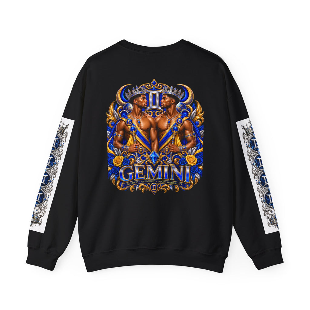 Gemini Zodiac Sweatshirt — Twin Princes Astrological Crewneck